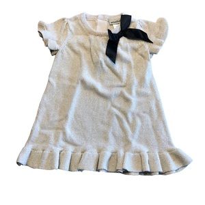 VGUC 9 m Minibasix Gold Shimmer Sweater Dress